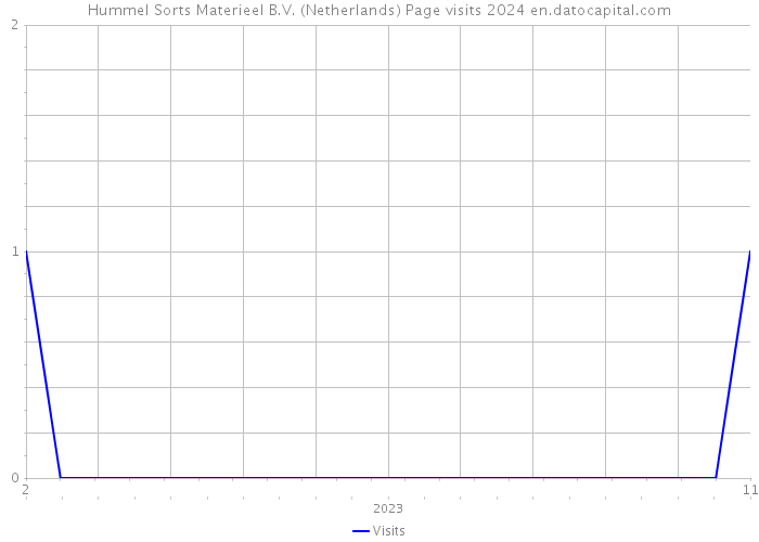 Hummel Sorts Materieel B.V. (Netherlands) Page visits 2024 