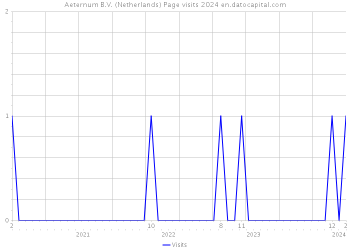Aeternum B.V. (Netherlands) Page visits 2024 