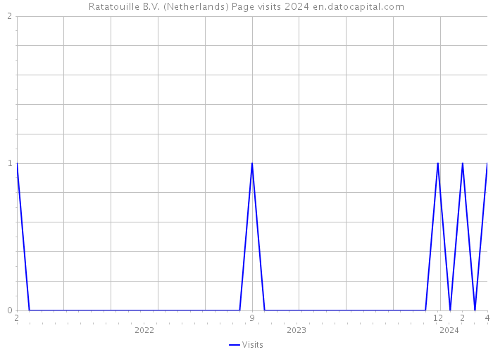 Ratatouille B.V. (Netherlands) Page visits 2024 