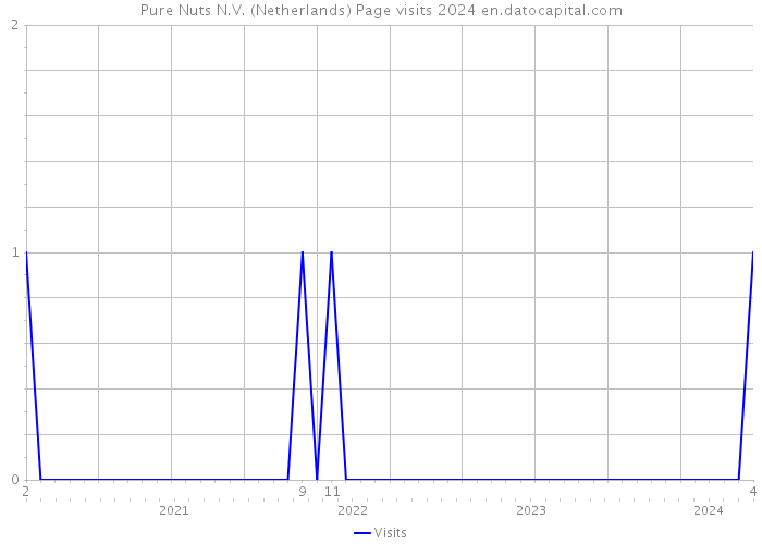 Pure Nuts N.V. (Netherlands) Page visits 2024 