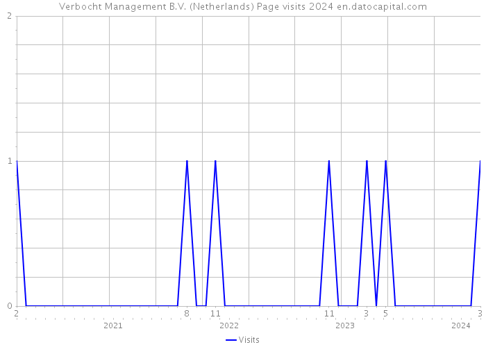 Verbocht Management B.V. (Netherlands) Page visits 2024 
