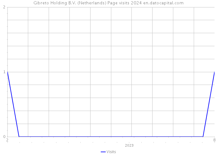 Gibreto Holding B.V. (Netherlands) Page visits 2024 