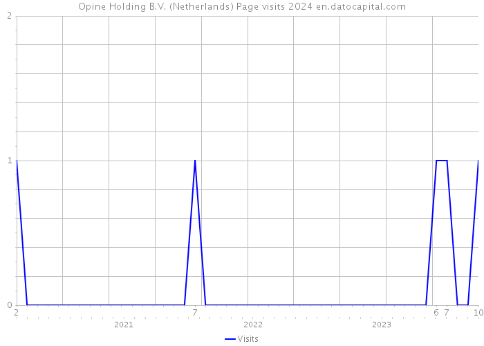 Opine Holding B.V. (Netherlands) Page visits 2024 
