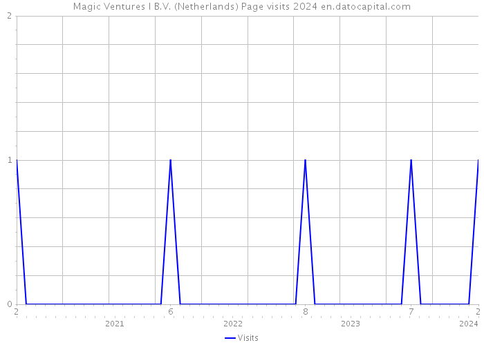 Magic Ventures I B.V. (Netherlands) Page visits 2024 