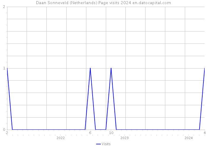 Daan Sonneveld (Netherlands) Page visits 2024 