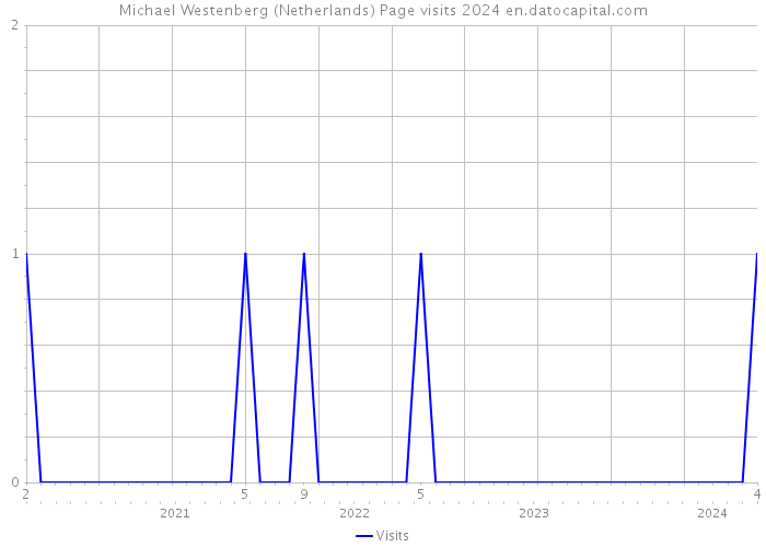 Michael Westenberg (Netherlands) Page visits 2024 