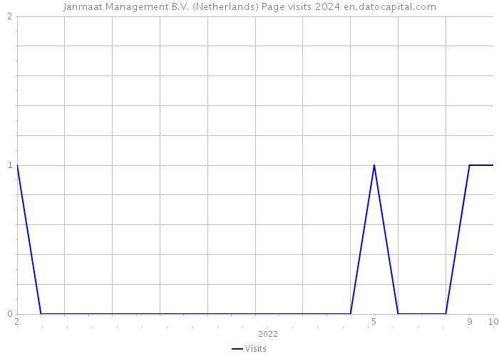 Janmaat Management B.V. (Netherlands) Page visits 2024 