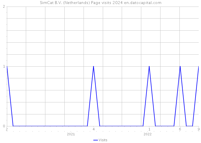 SimCat B.V. (Netherlands) Page visits 2024 