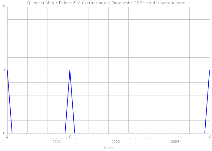Q-Invest Magic Palace B.V. (Netherlands) Page visits 2024 