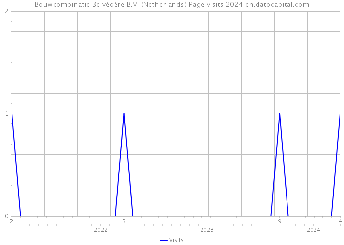 Bouwcombinatie Belvédère B.V. (Netherlands) Page visits 2024 