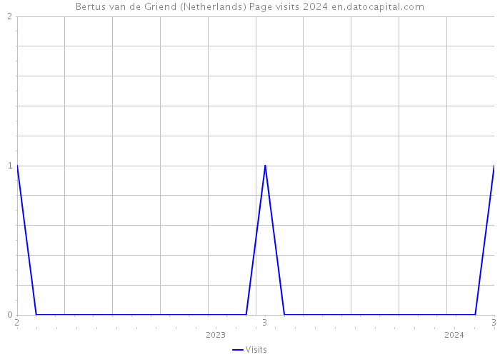 Bertus van de Griend (Netherlands) Page visits 2024 