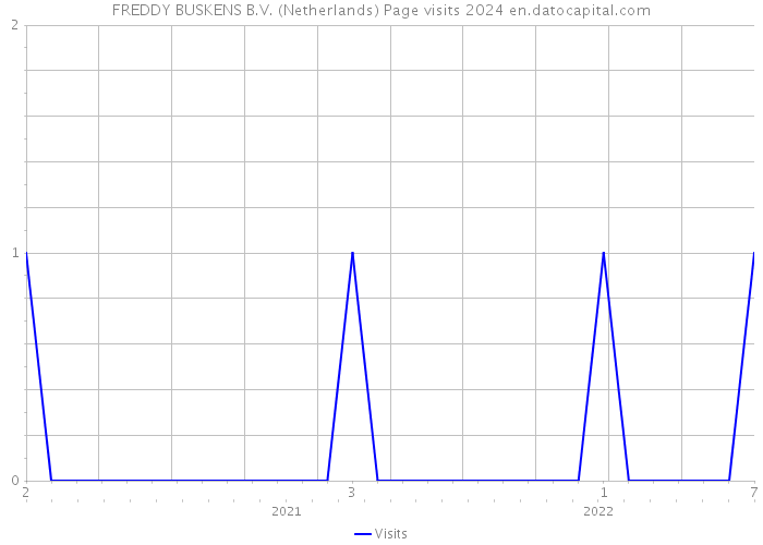 FREDDY BUSKENS B.V. (Netherlands) Page visits 2024 