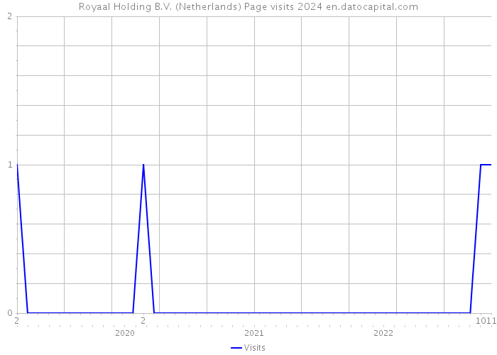 Royaal Holding B.V. (Netherlands) Page visits 2024 