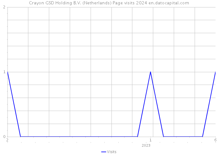 Crayon GSD Holding B.V. (Netherlands) Page visits 2024 