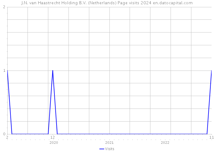 J.N. van Haastrecht Holding B.V. (Netherlands) Page visits 2024 