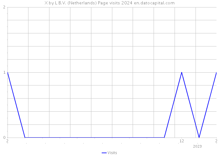 X by L B.V. (Netherlands) Page visits 2024 