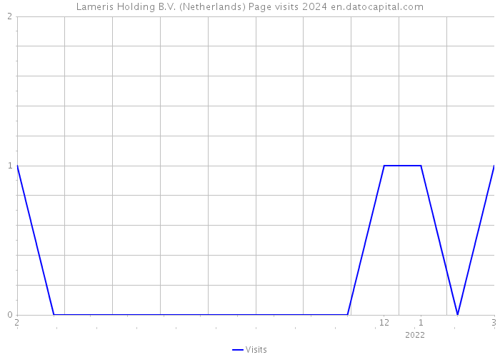 Lameris Holding B.V. (Netherlands) Page visits 2024 
