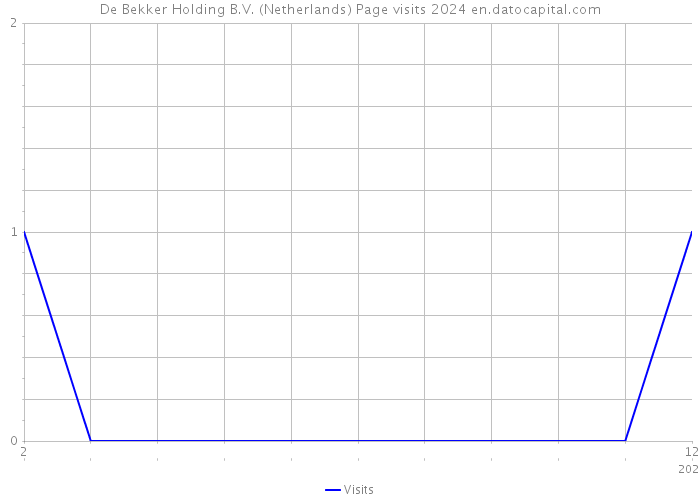 De Bekker Holding B.V. (Netherlands) Page visits 2024 