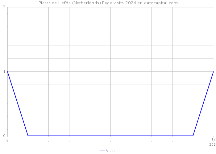 Pieter de Liefde (Netherlands) Page visits 2024 