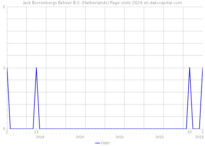 Jack Borrenbergs Beheer B.V. (Netherlands) Page visits 2024 