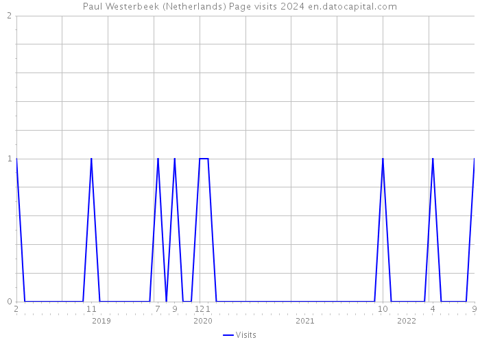 Paul Westerbeek (Netherlands) Page visits 2024 