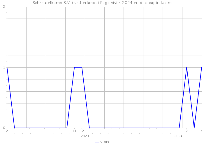 Schreutelkamp B.V. (Netherlands) Page visits 2024 