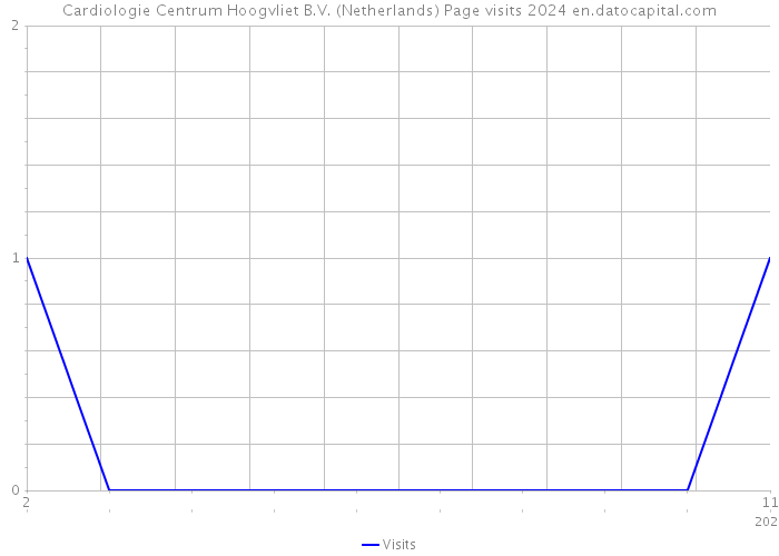Cardiologie Centrum Hoogvliet B.V. (Netherlands) Page visits 2024 