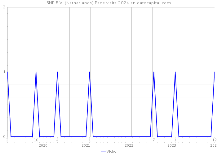 BNP B.V. (Netherlands) Page visits 2024 