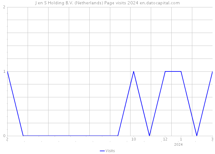 J en S Holding B.V. (Netherlands) Page visits 2024 