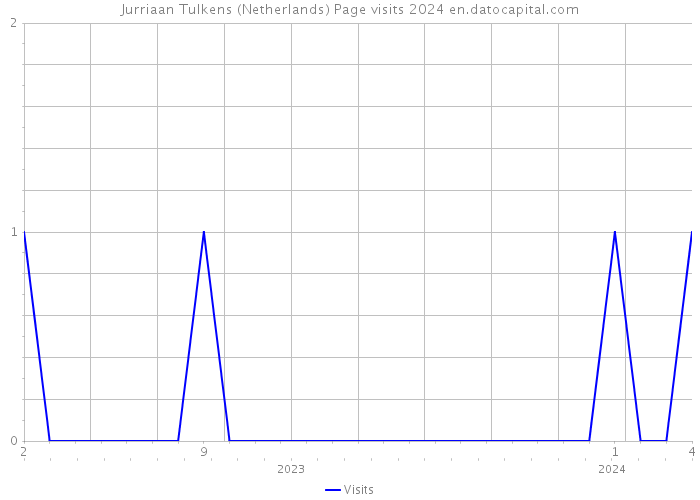 Jurriaan Tulkens (Netherlands) Page visits 2024 