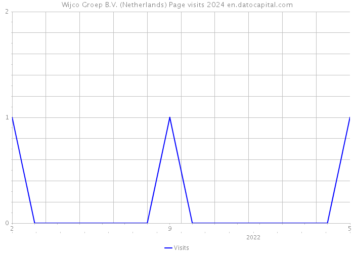 Wijco Groep B.V. (Netherlands) Page visits 2024 