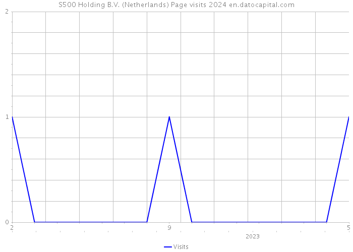 S500 Holding B.V. (Netherlands) Page visits 2024 