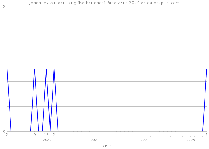 Johannes van der Tang (Netherlands) Page visits 2024 