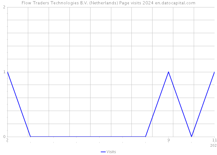 Flow Traders Technologies B.V. (Netherlands) Page visits 2024 