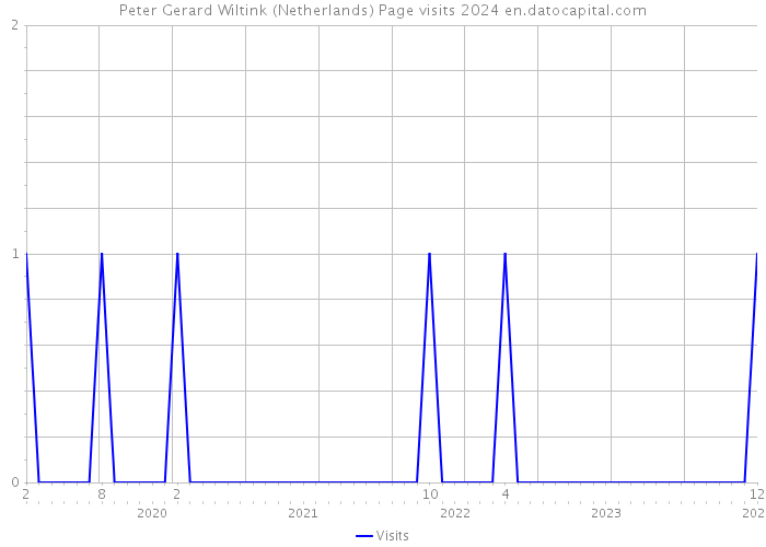 Peter Gerard Wiltink (Netherlands) Page visits 2024 