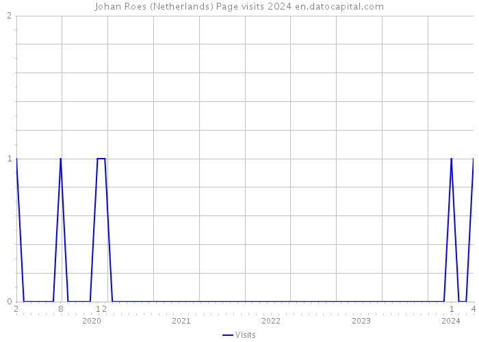 Johan Roes (Netherlands) Page visits 2024 