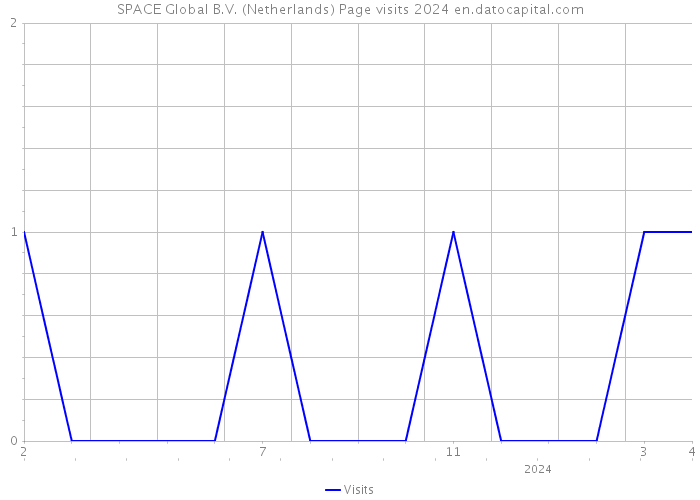 SPACE Global B.V. (Netherlands) Page visits 2024 