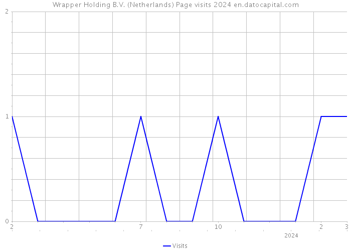 Wrapper Holding B.V. (Netherlands) Page visits 2024 