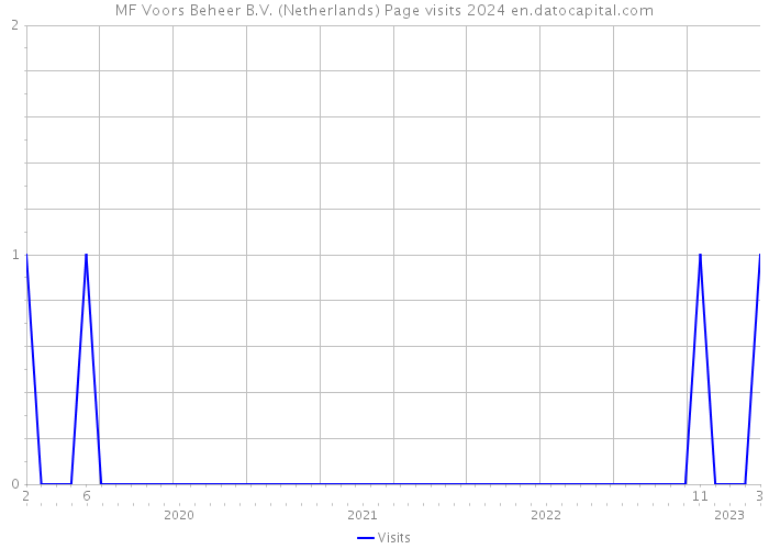 MF Voors Beheer B.V. (Netherlands) Page visits 2024 