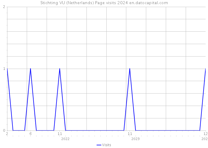 Stichting VU (Netherlands) Page visits 2024 