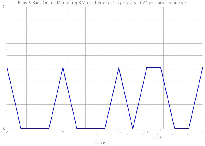Baas & Baas Online Marketing B.V. (Netherlands) Page visits 2024 