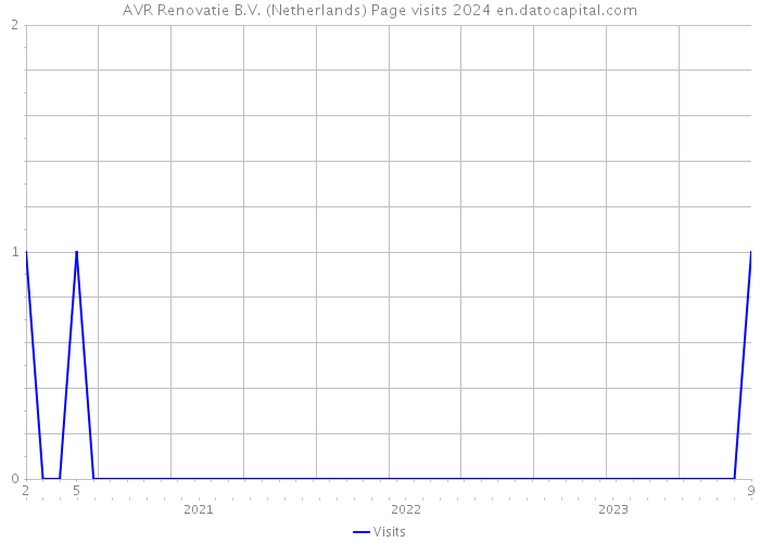 AVR Renovatie B.V. (Netherlands) Page visits 2024 