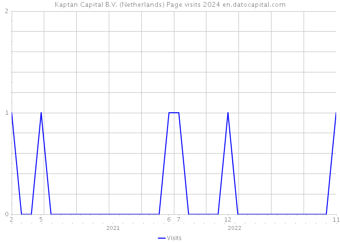 Kaptan Capital B.V. (Netherlands) Page visits 2024 