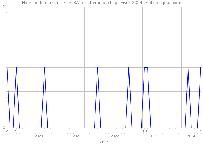 Hotelexploitatie Zijlsingel B.V. (Netherlands) Page visits 2024 