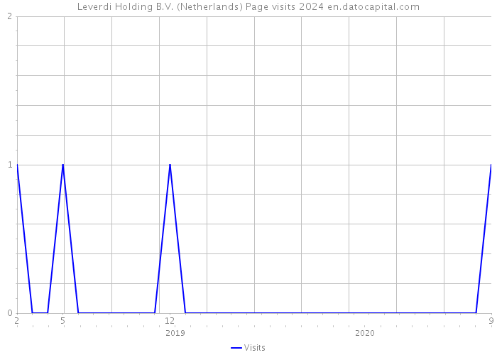 Leverdi Holding B.V. (Netherlands) Page visits 2024 