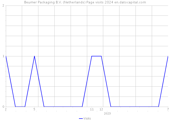 Beumer Packaging B.V. (Netherlands) Page visits 2024 