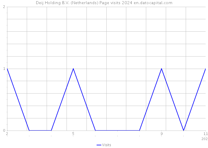 Deij Holding B.V. (Netherlands) Page visits 2024 