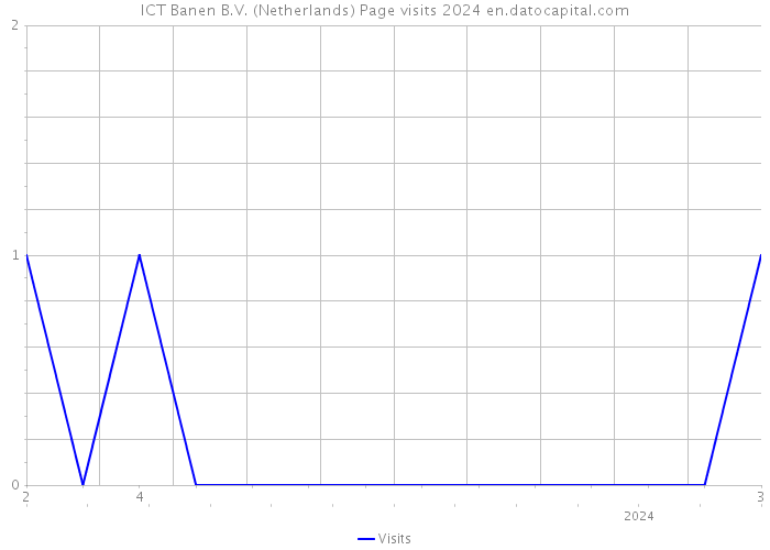 ICT Banen B.V. (Netherlands) Page visits 2024 