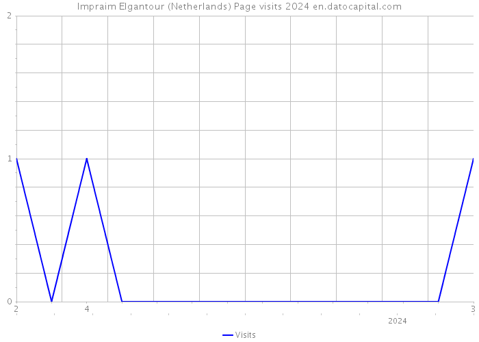 Impraim Elgantour (Netherlands) Page visits 2024 