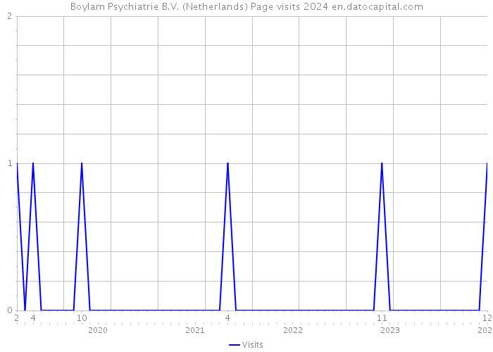 Boylam Psychiatrie B.V. (Netherlands) Page visits 2024 